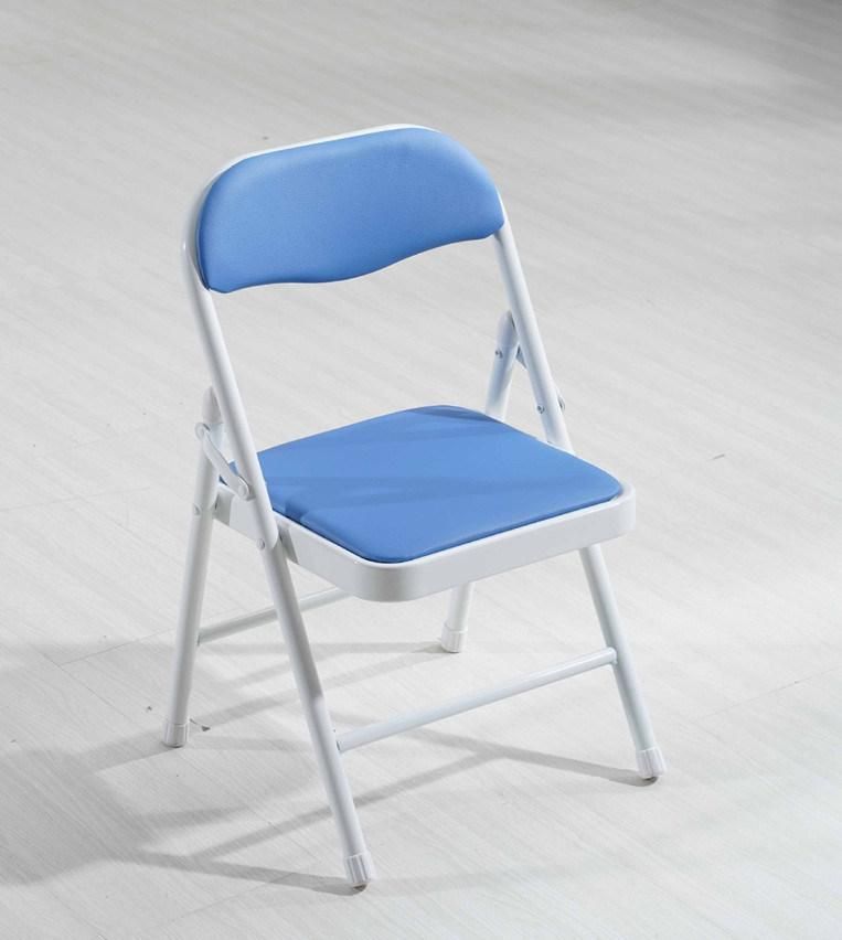 Excellent High Quality Outdoor Party Furniture Metal Leather Folding Chair