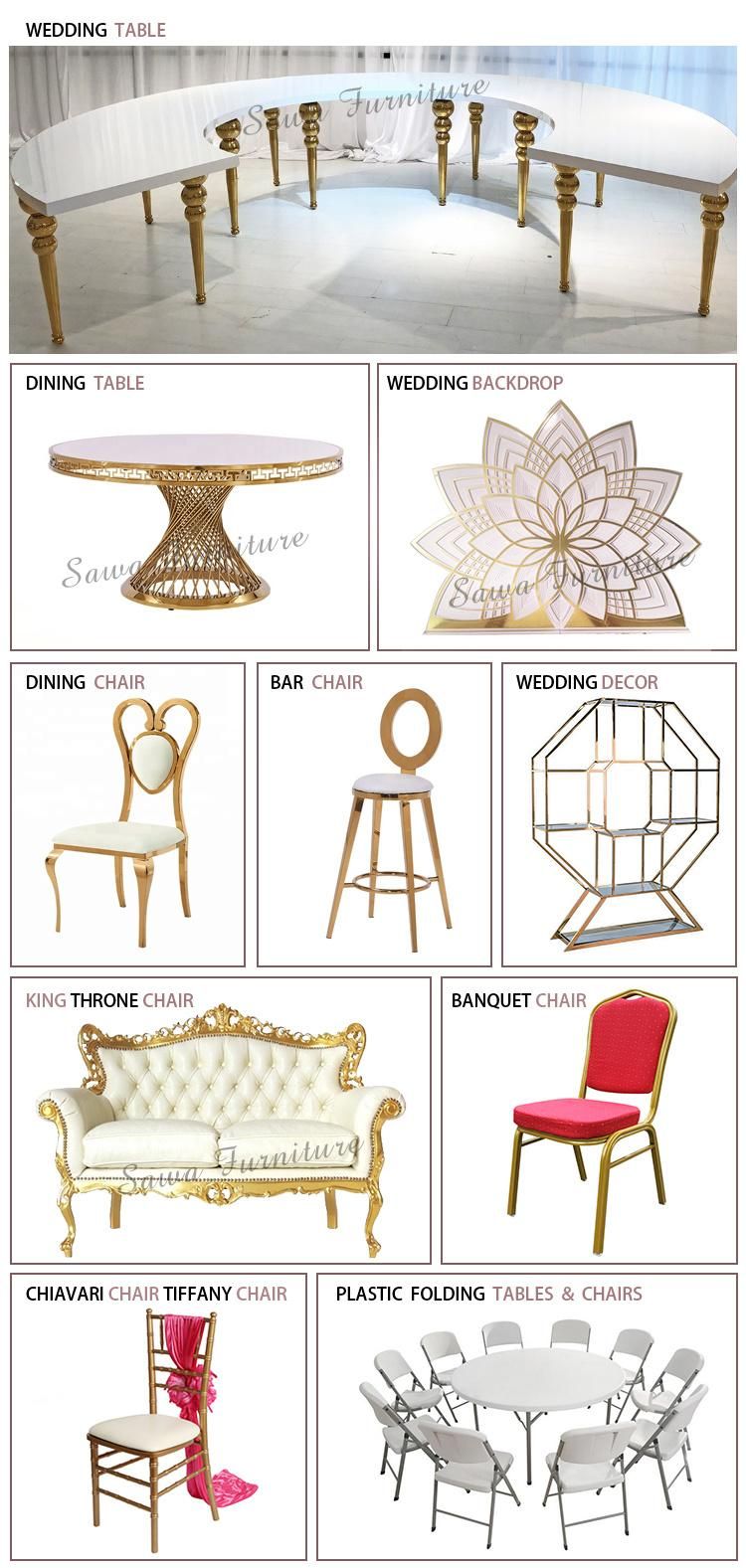 Hot Promotion Stainless Steel Chair for Wedding Reception