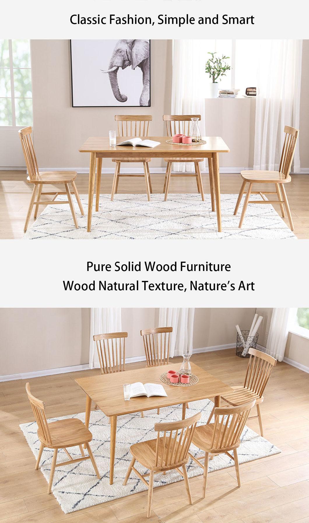 Restaurant Furniture Wood Rectangle Dining Table Fashion Design/2019 New Table with Chair