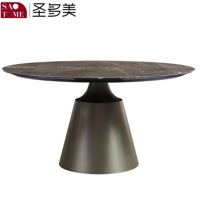 Round Dining Table for Modern Fashionable Family Restaurant