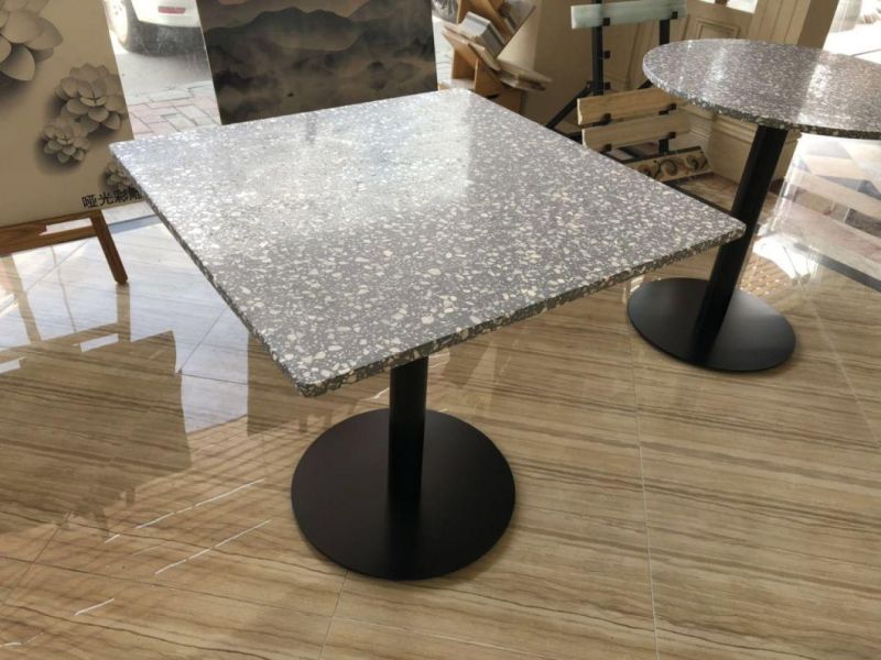 Restaurant Furniture Square Artifical Marble Dining Table Top