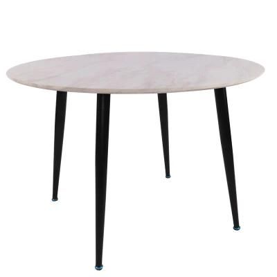 Attractive Price Wood Slab Round Solid Dining Table with High Quality