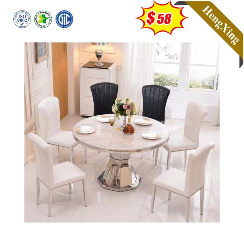 Nordic Minimalist Light Luxury Living Room Furniture Round Dinging Table