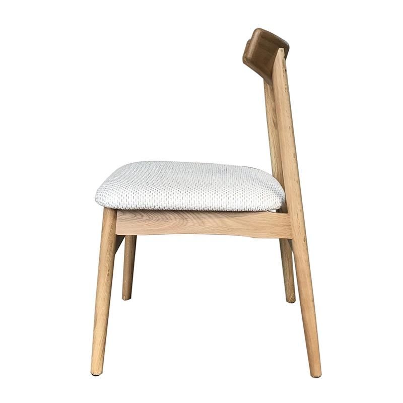 Morden Chair Oak Wood Home Chair Hotel Chair Resteraunt Chair Without Armrest Chair Unfolded Chair Fixed Customized Dining Chair Nodic Chair