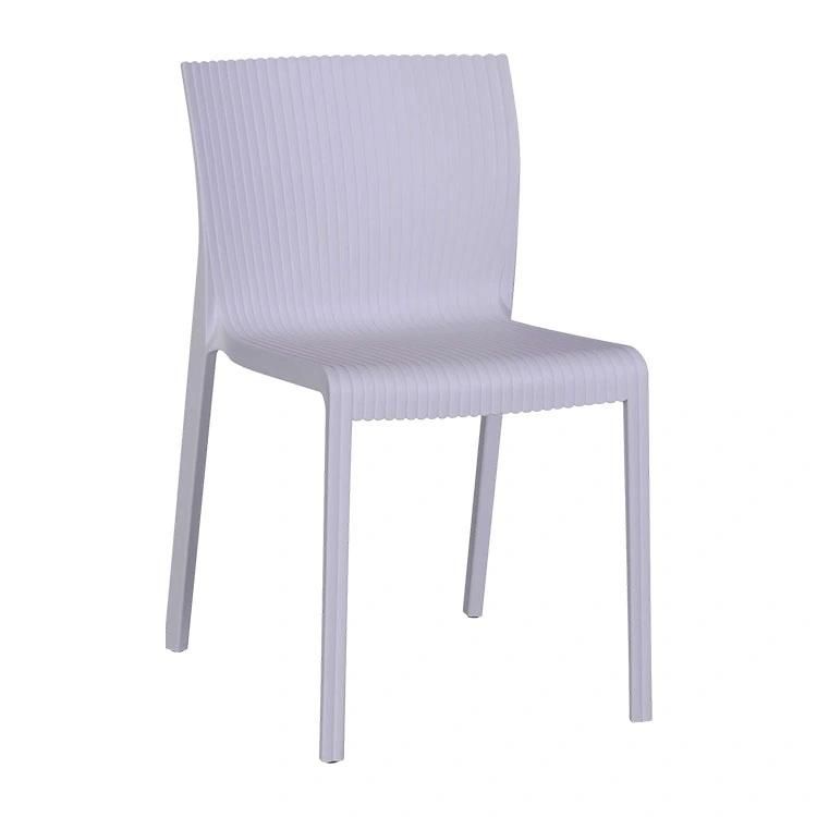 Popular Outdoor Plastic Dining Chair Stackable Monoblock PP Chair