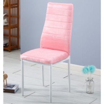 Single Modern Bedroom Chairs Hotel Leisure Chair Milano 4 Legged PU Leather Dining Chair