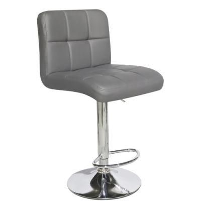 Hot Sale Produce Factory PU Restaurant Furniture Stainless Steel Bar Chair