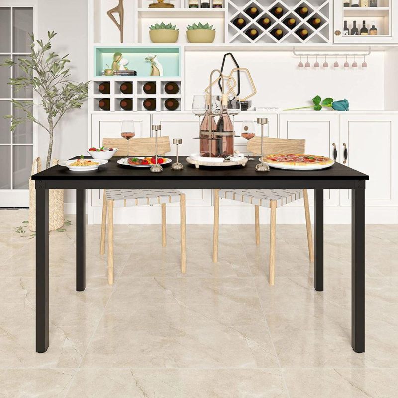 Modern Black Customized Dining Table Kitchen Table for USA/Canada/Australia Market