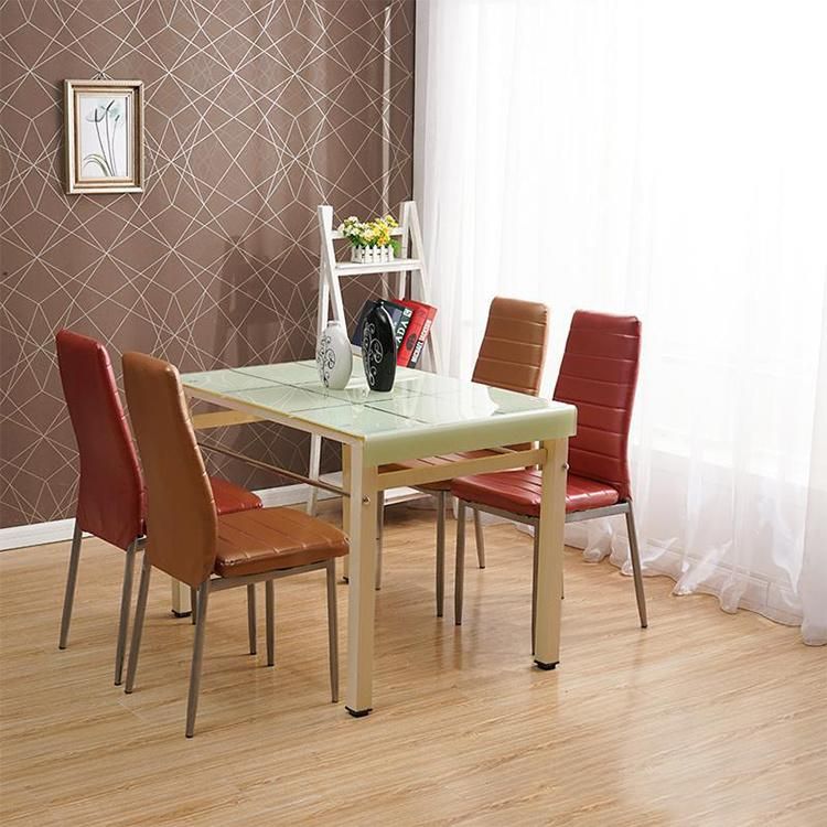 Backrest Stool Simple Household Economy Dining Table and Chair