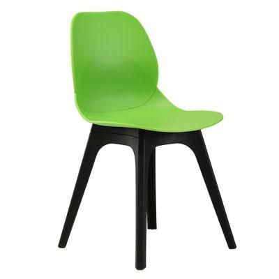 French Green PP Plastic Home Kitchen Furniture Dining Room Dining Chair Modern