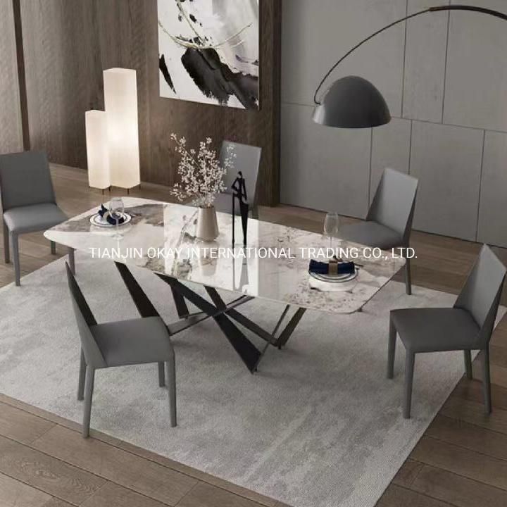 12 Seater Ceramic Dining Table Modern Marble Kitchen Table