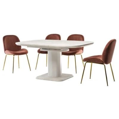 Dining Room Furniture Sets Dining Table Round Rotation Ceramic Dining Table