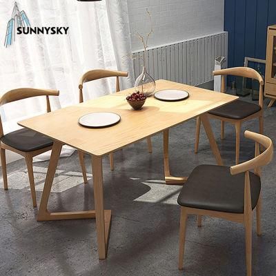 Modern Room Furniture High Quality Oak Wood Dining Tables for UK