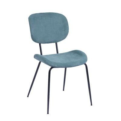 Ergonomic Back Design Office Home Furniture Steel Frame Upholstery Side Chair