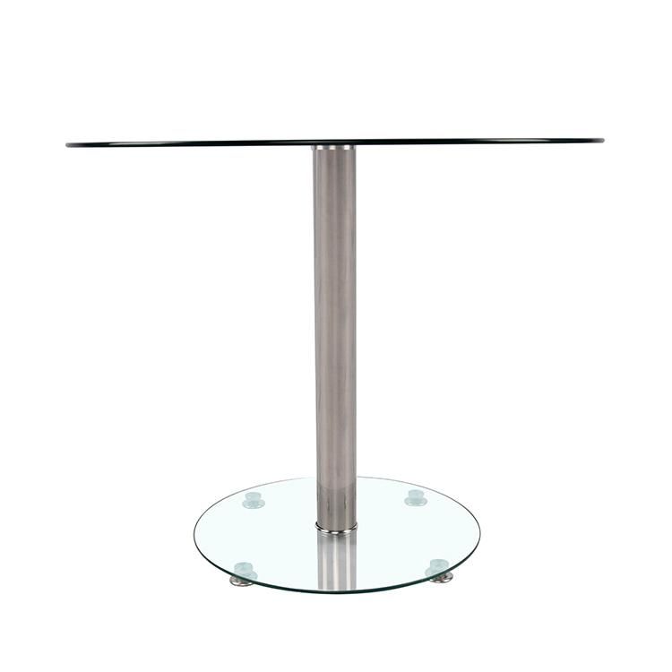 Italian Simple Design Dining Room Furniture Round Dining Table with Rotating Centre