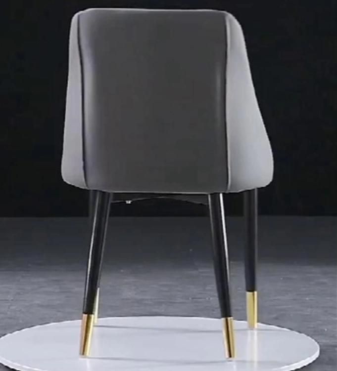 New Design of PU Leather Dining Chair for Dining Room Coffee Shop Restaurant Office