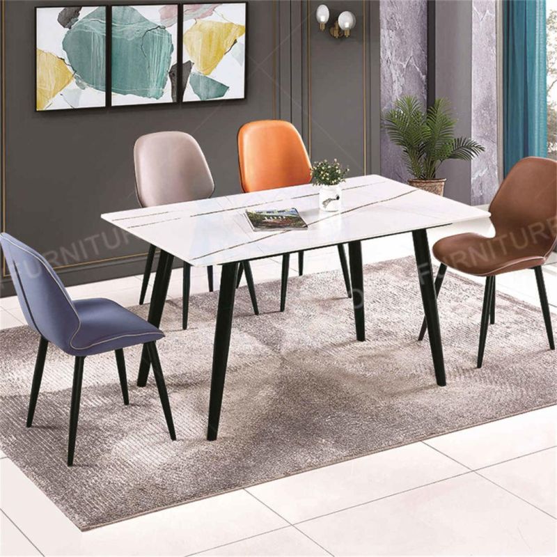 Modern Extendable Ceramic Dining Table Home Furniture Dining Room Table Sets