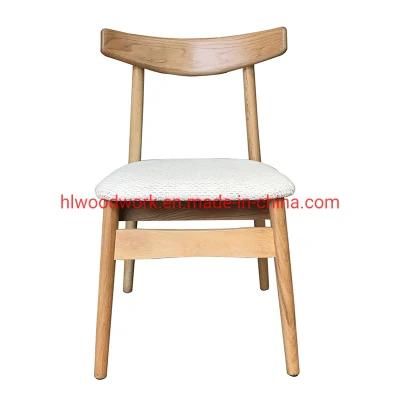 Morden Chair Oak Wood Home Chair Hotel Chair Resteraunt Chair Without Armrest Chair Unfolded Chair Fixed Customized Dining Chair Nodic Chair