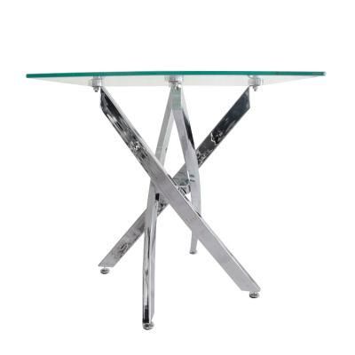 Home Furniture Dining Table Glass Surface Dining Table