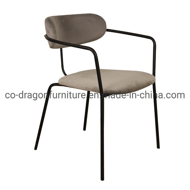 Wholesale Market Metal Dining Chair with Arm for Dining Furniture