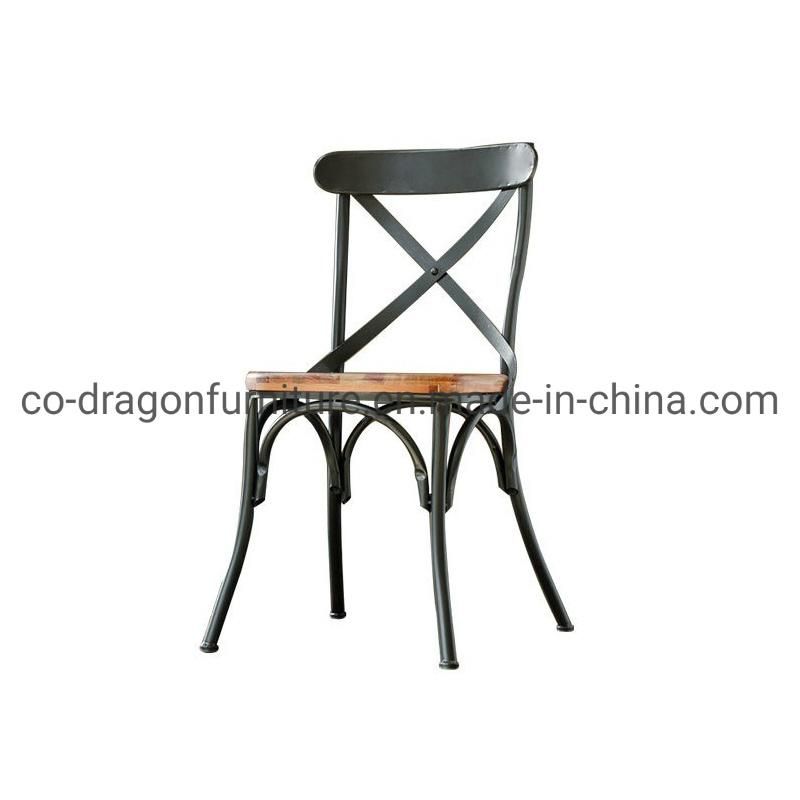 Modern Contracted Metal Iron Dining Chair for Home Furniture