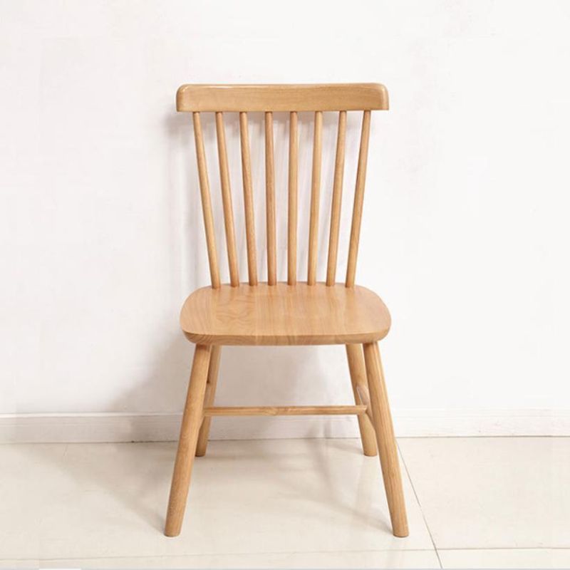 Wholesale Solid Rubber Wood Dining Chair Household Computer Chair Modern Simple European Style Modern Dining Room Furniture Dinner Table & Chair Home Furniture