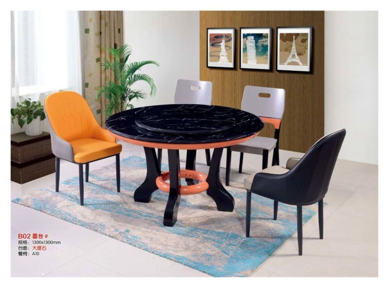 Commercial Modern Home Furniture Rectangle Round Dining Room Furniture Sets