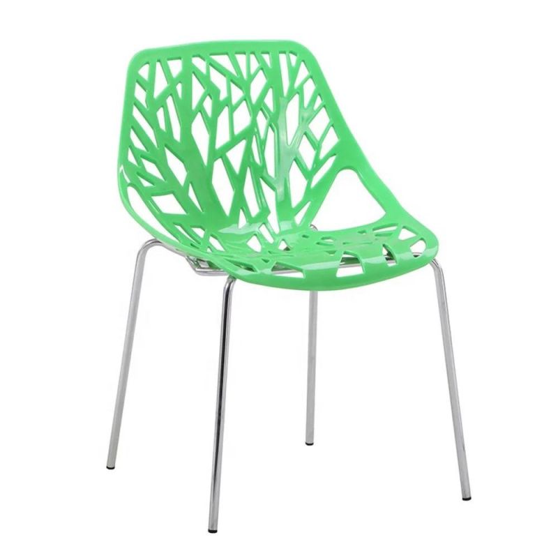 Modern Design Leisure Cafe Upholstered Hall Lobby Restaurant Plastic Chair