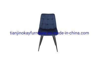 Luxury Home Furniture Cheap Price Fabric Velvet Modern Dining Room Chairs Wholesale