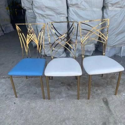 Luxury Furniture Classic Diamond Back Chiavari Chair Steel Contemporary and Comfortable Feel Chair