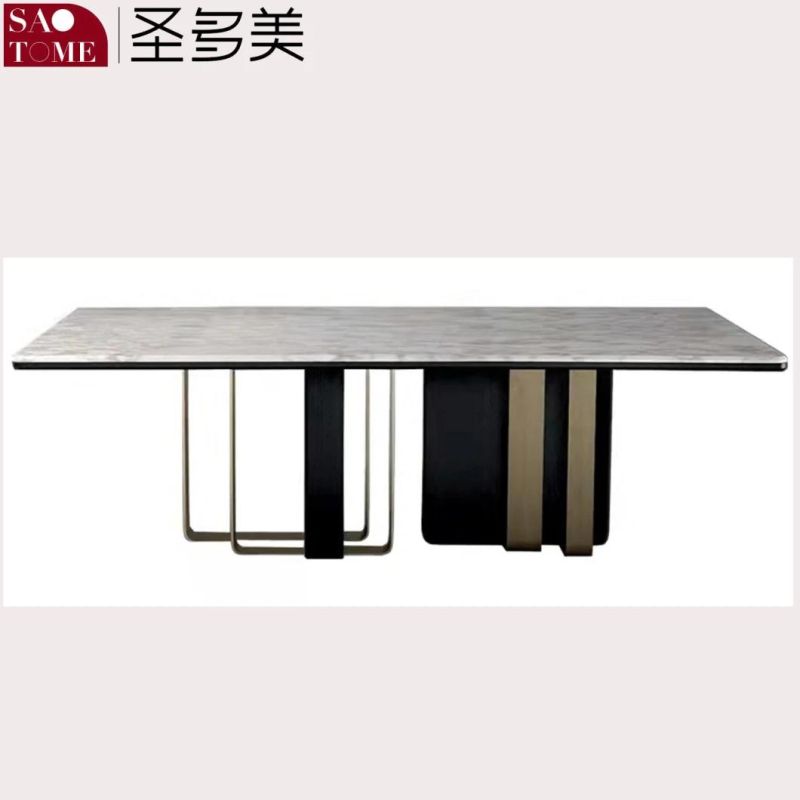 Modern Rock Board Furniture Three-Dimensional Dining Table