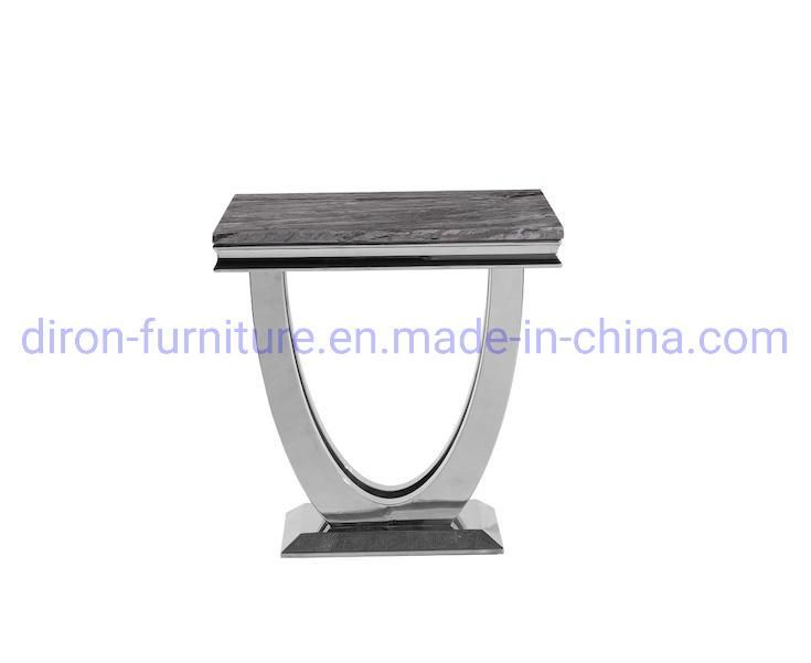 Euro Popular Stainless Steel Marble Coffee Table