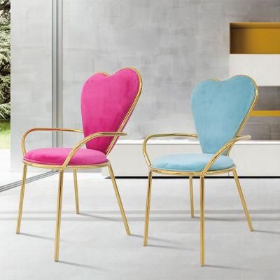 Modern Velvet Dining Chair with Black Legs, Restaurant Chairs for Living Room