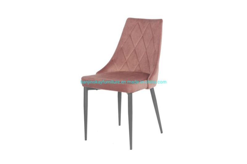 Fashionable Hot Sales Home Furniture Fancy Stackable Morden Leather PU Dining Room Dining Chair