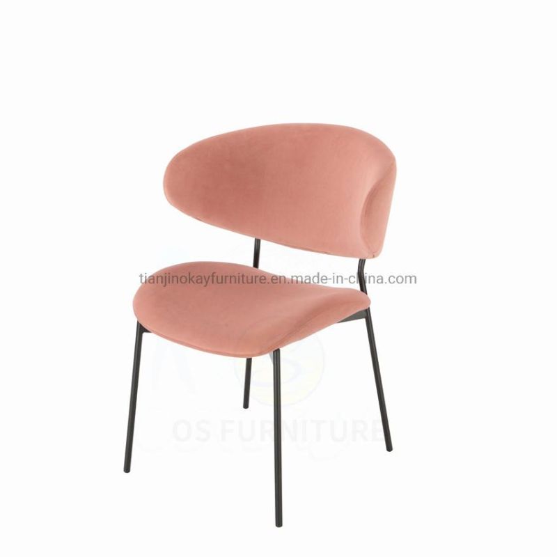 Free Sample Wholesale Design Room Furniture Nordic Velvet Modern Luxury Dining Chair