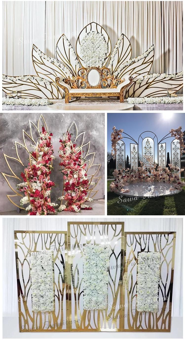 Elegant Unique Luxury Wedding S Shape Wedding Panels Decorations Designed