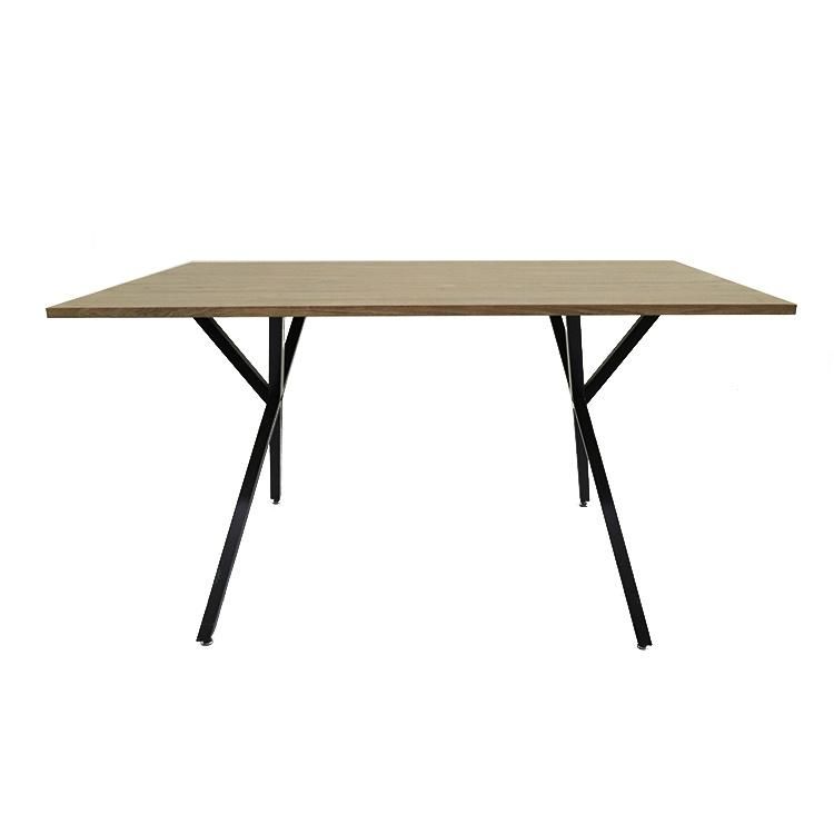 Cheap Wholesale Modern Furniture Wooden Table Creative Restaurant MDF Dining Table