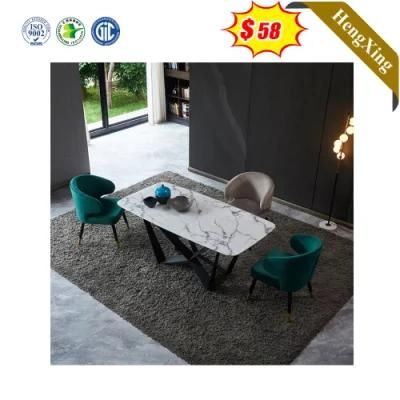 Wholesale Simple Design Living Room Furniture White Dining Table with Chair