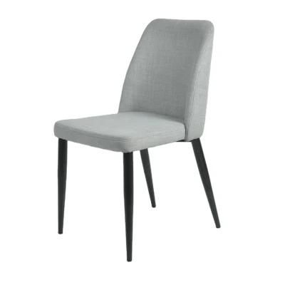 China Manufacturer High Back Home Furniture Fabric Soft Dining Chair