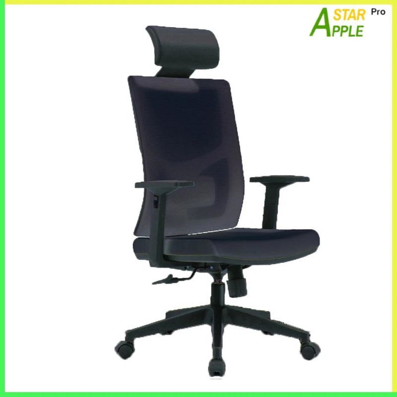 Modern Furniture Leather Headrest as-C2075 Swivel Folding Office Boss Chair