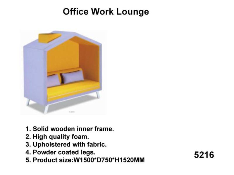 New Design Furniture Creative Sofa Office Hotel Sofa Meeting Pod