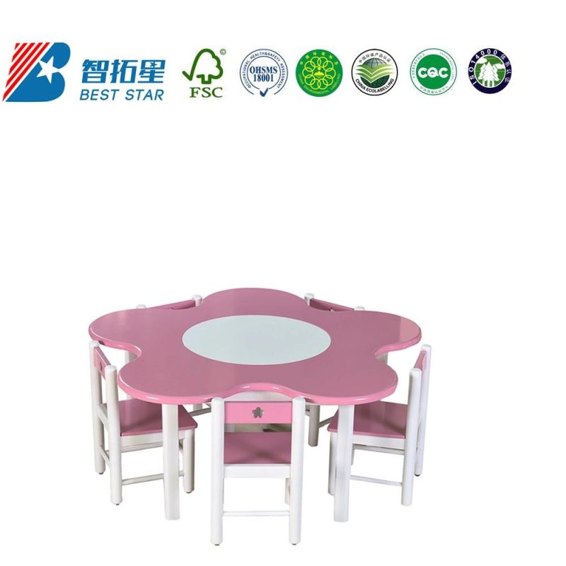 Modern Kindergarten and Preschool Children Table, Daycare Center Table, Nursery Kids Table, Playroom Table, Cartoon Design Baby Table, School Student Table