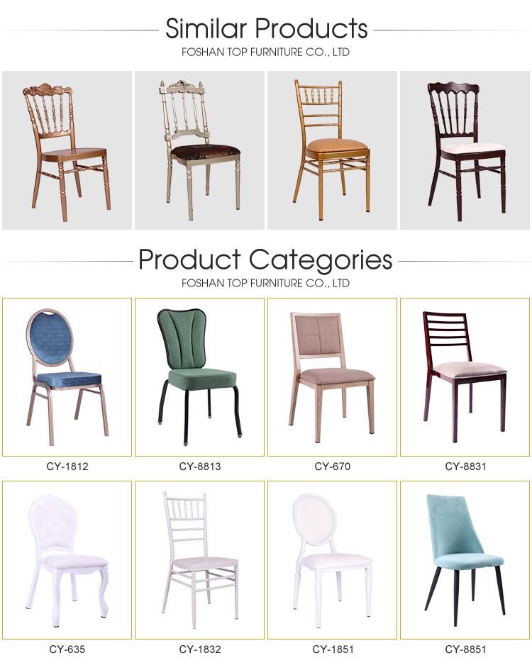 Top Furniture Cheap Iron Stacking Banquet Hall Chairs