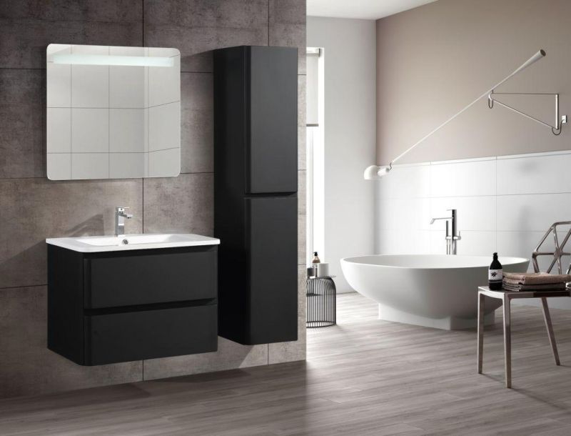 Factory Directly Modern Hotel Hanging Waterproof Mirror Wash Basin Vanity Bathroom Cabinet