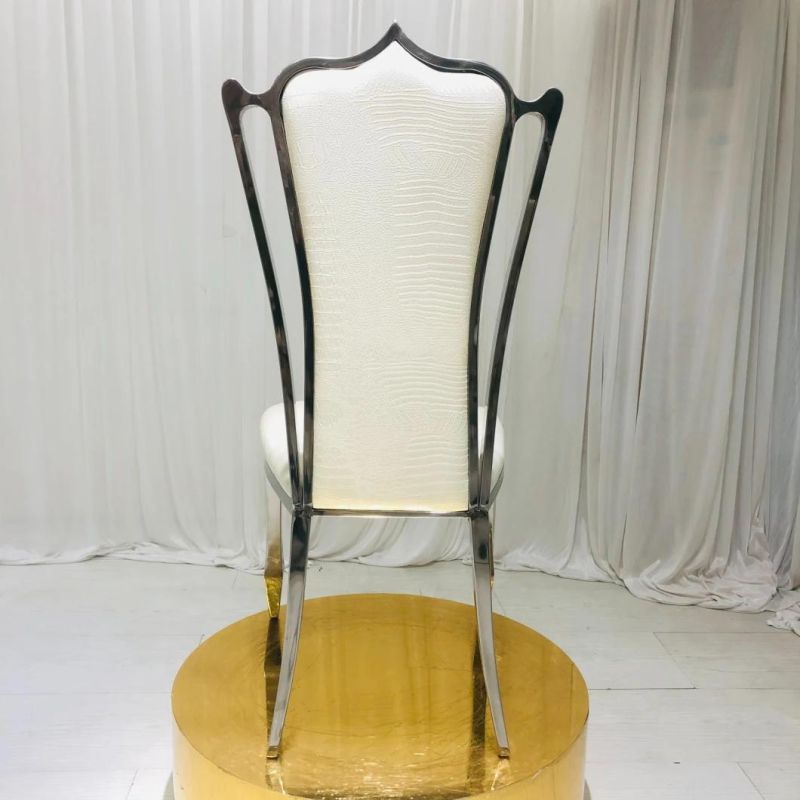 Post Modern Stainless Steel Chair Home Furniture Wedding Chair