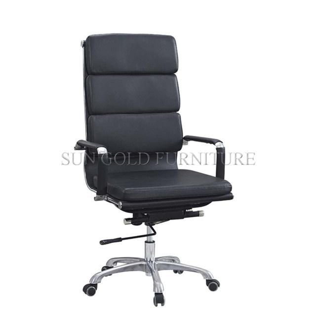 High Back and Genuine Leather Swivel Executive Office Chair (SZ-OCE161)