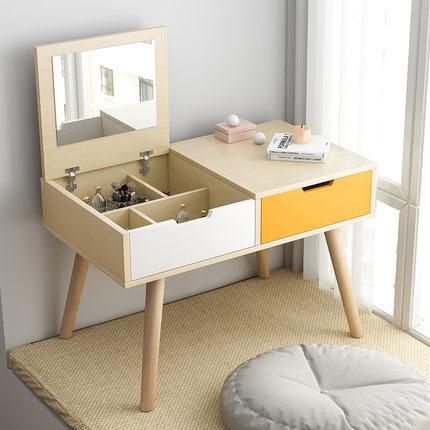 2021 Hot Sale Modern Design White Dresser Dressing Table Panel Furniture