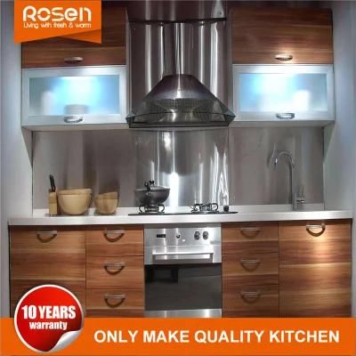 Custom High Temperature Resistance Modular MDF Laminate Kitchen Cabinet