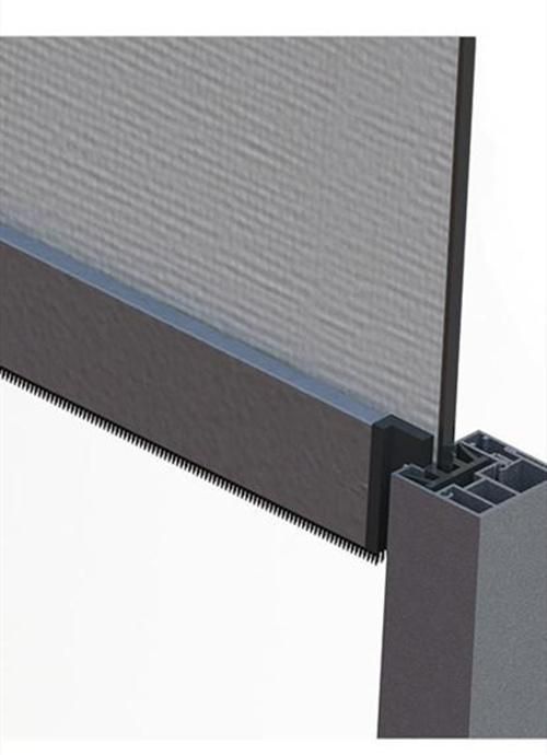 Electric Windproof Outdoor Zip Rail Roller Blinds for Windows Decoration