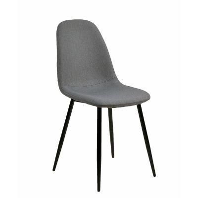 Modern Restaurant Outdoor Kitchen Home Furniture Velvet Fabric Steel Dining Chair